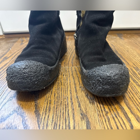 Bally Guard II Black Suede Leather Shearling-Lined Booties EU 36  Sz 5.5 US $680 - Picture 5 of 11